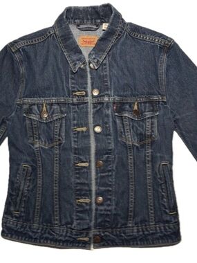 Ladies Levi's Dark Blue Denim Jacket
